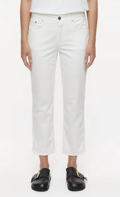 Shop Closed Milo Corduroy Jean In Ivory In White