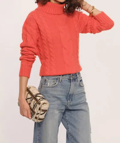 Shop Heartloom Nelson Sweater In Flame In Pink