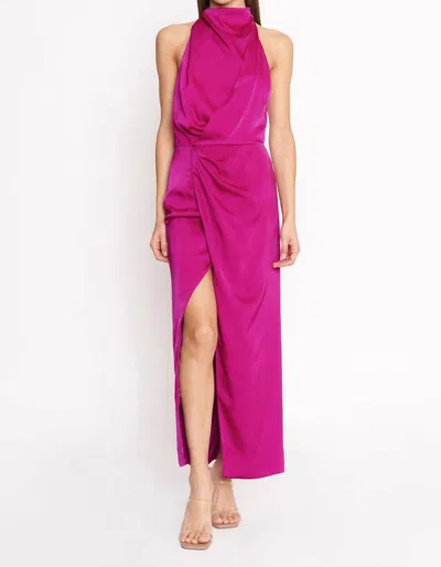 Shop 4si3nna Mitchelle Elegance Dress In Raspberry In Pink