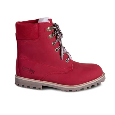 Shop Cloud Nine Kindra Comfort Hiking Boots In Red