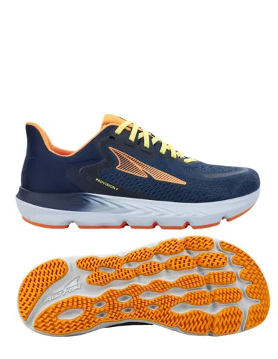 Shop Altra Men's Provision 6 Running Shoes In Navy In Orange