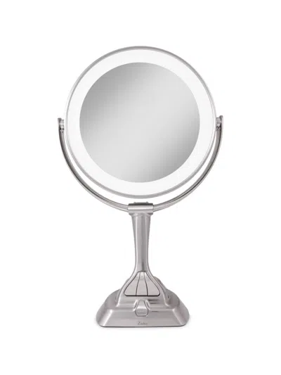 Shop Zadro Led Variable Lighted Surround Light Smart Dimmer Vanity Mirror In Satin Nickel