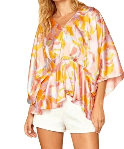 Shop Andree By Unit Jane Blouse In Multi Color In Pink
