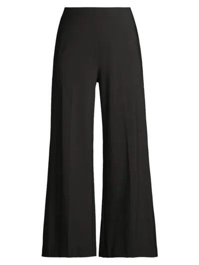 Shop Capsule 121 Women's The Omni Cropped Wide-leg Pants In Black