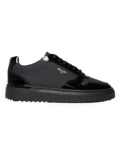 Shop Mallet Men's Hoxton 2.0 Leather Sneakers In Black