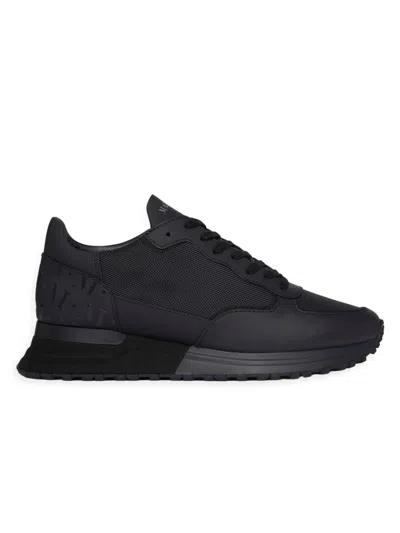 Shop Mallet Men's Popham Ballistic Low-top Sneakers In Black