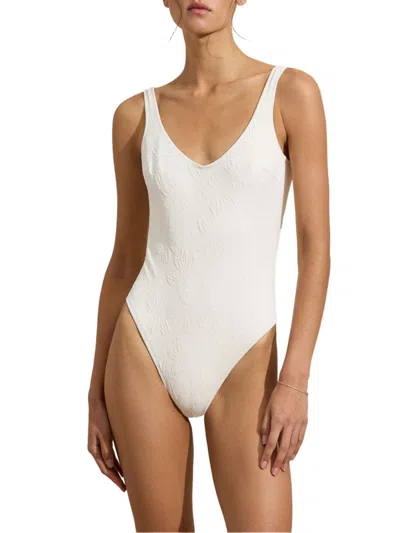 Shop Peony Women's Forever Scoopback One-piece In Camellia
