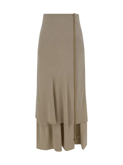 Shop Quira Skirt In Sand
