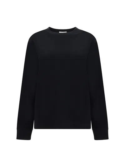 Shop The Row Ciles Long Sleeve Jersey In Black