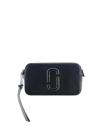 Shop Marc Jacobs The Snapshot Dtm Shoulder Bag In Black