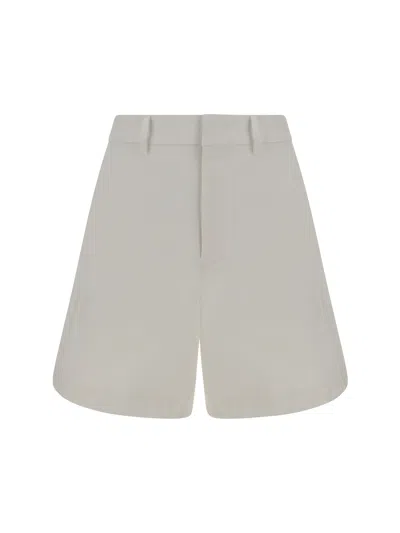 Shop Valentino Pap Shorts In Avorio