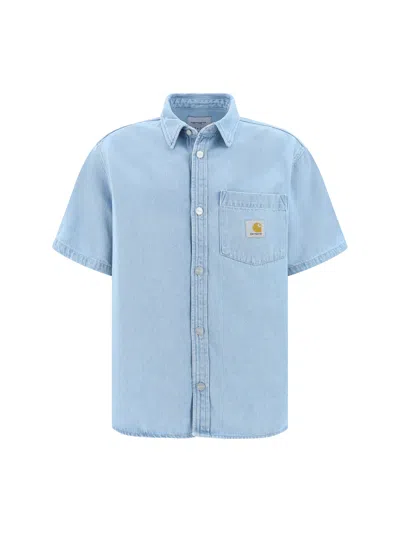 Shop Carhartt Ody Denim Shirt In Blue