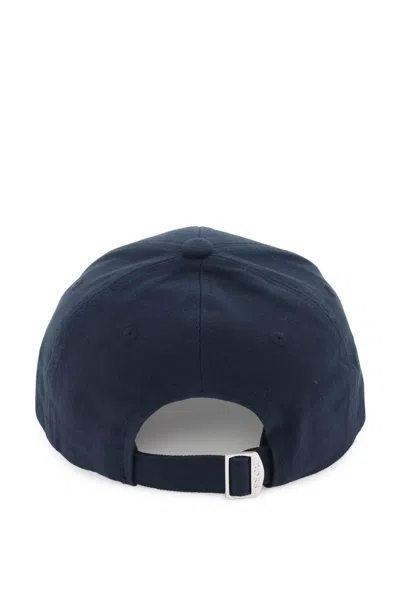 Shop Hugo Boss Baseball Cap With Embroidered Logo In Blue
