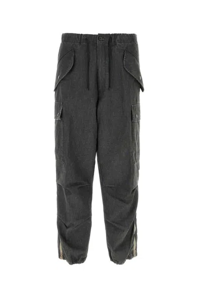 Shop Dries Van Noten Pants In Grey