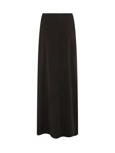 Shop Moschino Heart Lock Skirt In Black
