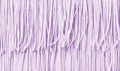 Endless Rose Tiered Fringe Miniskirt In Lilac