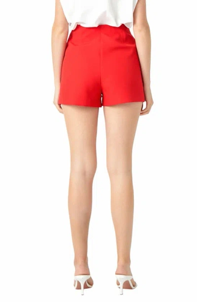 Endless Rose High Waist Shorts In Red