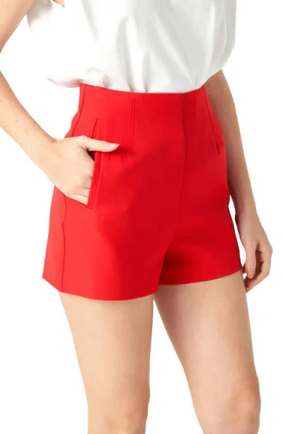 Endless Rose High Waist Shorts In Red