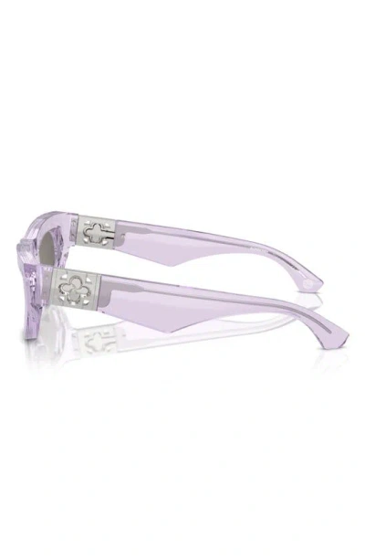 Shop Burberry 58mm Cat Eye Sunglasses In Violet