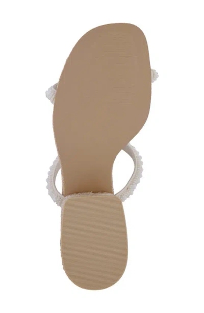 Mia Isabeli Espadrille Slide Sandal In Bone