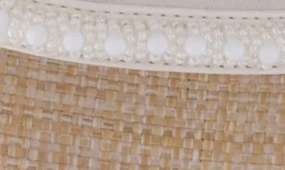 Mia Isabeli Espadrille Slide Sandal In Bone