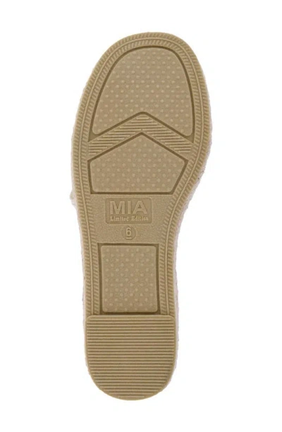 Shop Mia Noella Ankle Wrap Sandal In Off Whte