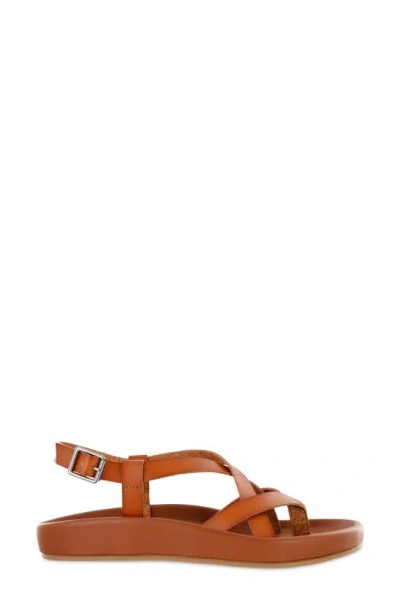 Shop Mia Zurie Slingback Sandal In Cognac