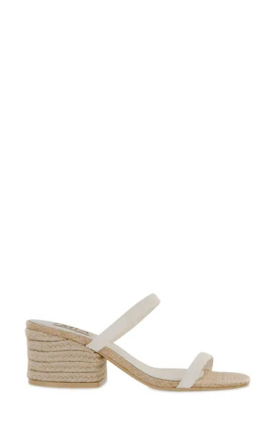 Mia Isabeli Espadrille Slide Sandal In Bone