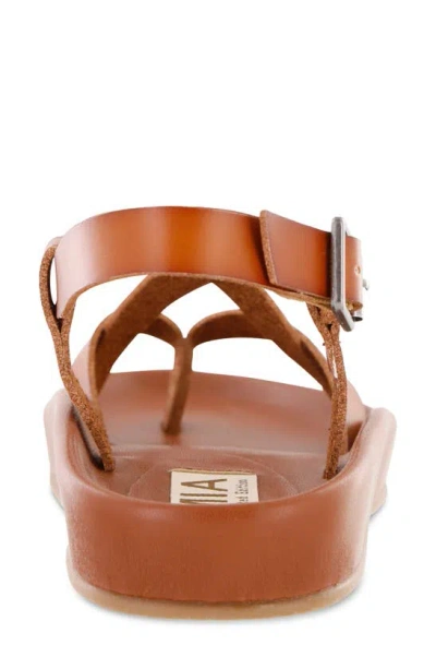 Mia Zurie Slingback Sandal In Cognac