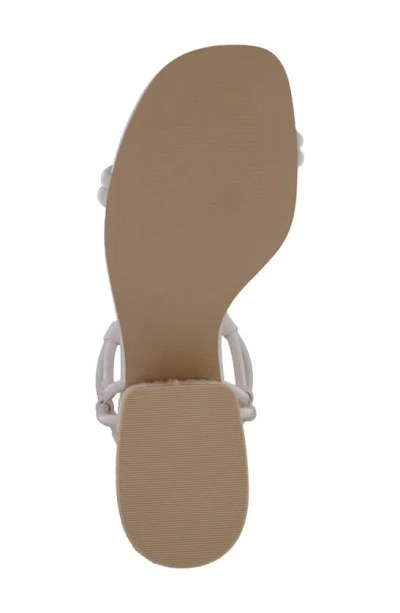 Mia Ione Ankle Strap Espadrille Sandal In Bone