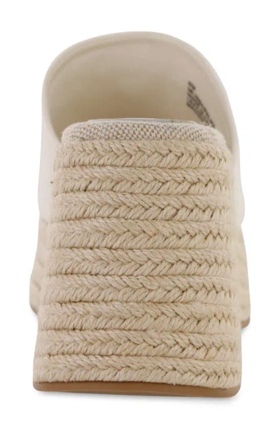 Mia Palma Espadrille Platform Wedge Sandal In Bone