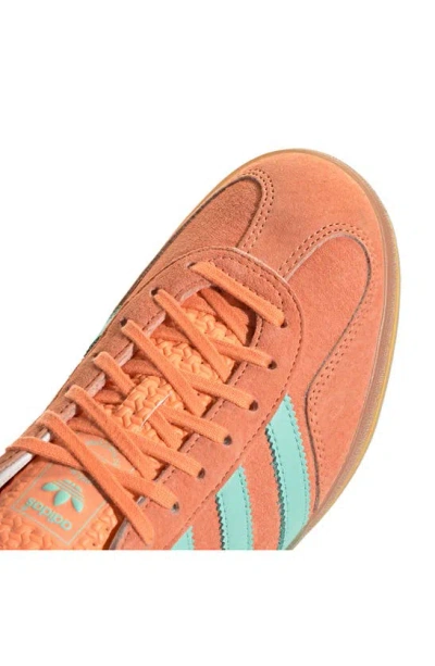Shop Adidas Originals Gazelle Sneaker In Orange/ Clear Mint/ Gum4