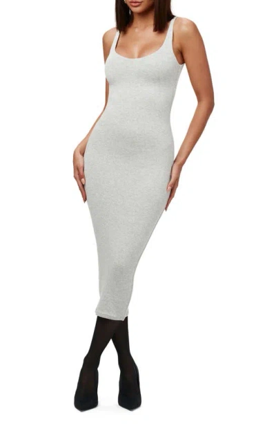 Shop Naked Wardrobe The Nw Hourglass Midi Dress In Heather Grey
