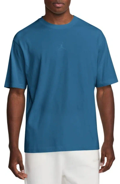 Shop Jordan Flight Essentials Graphic T-shirt In Industrial Blue