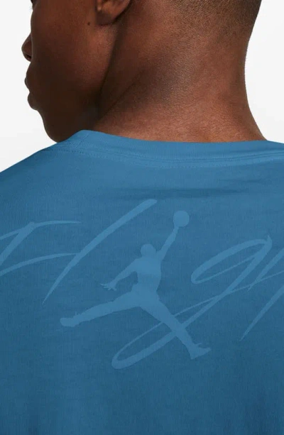 Jordan Flight Essentials Graphic T-shirt In Industrial Blue