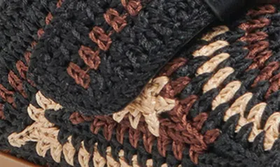 Shop Dolce Vita Ralli Wedge Sandal In Black Multi Knit