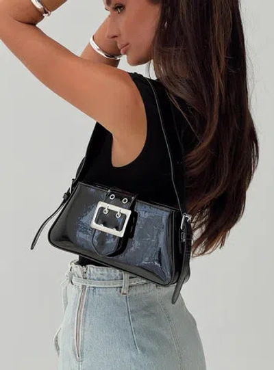 Shop Princess Polly Calister Shoulder Bag In Black