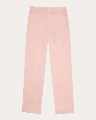 Shop Asceno Women's London Pajama Pants In Pink