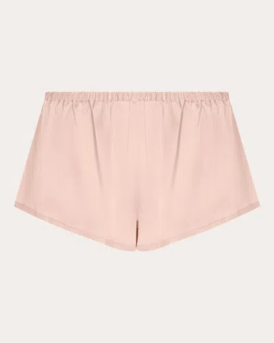 Shop Asceno Women's Venice Pajama Shorts In Pink
