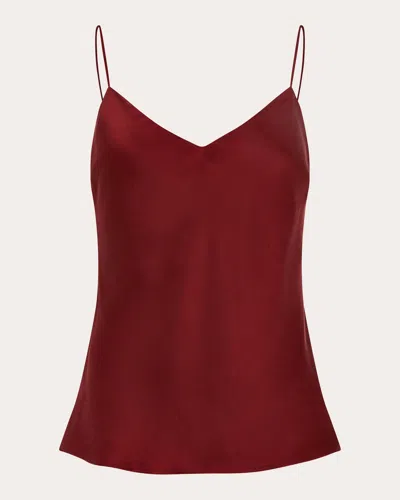 Shop Asceno Women's Milos Camisole Pajama Top In Red
