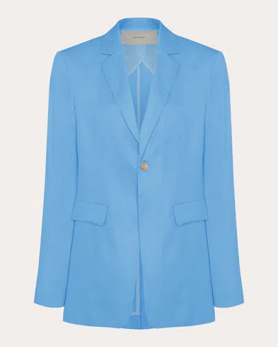 Shop Asceno Women's Azores Blazer In Blue