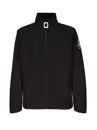 Shop Jw Anderson J.w. Anderson Sports Jacket With Zip In Black