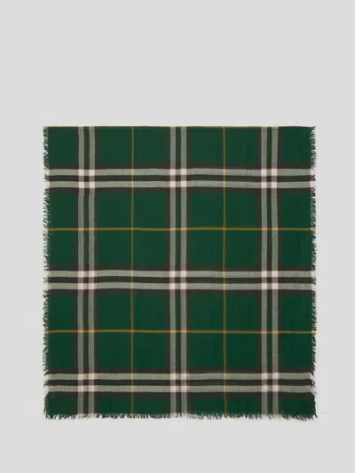 Shop Burberry Scarf In Ivy