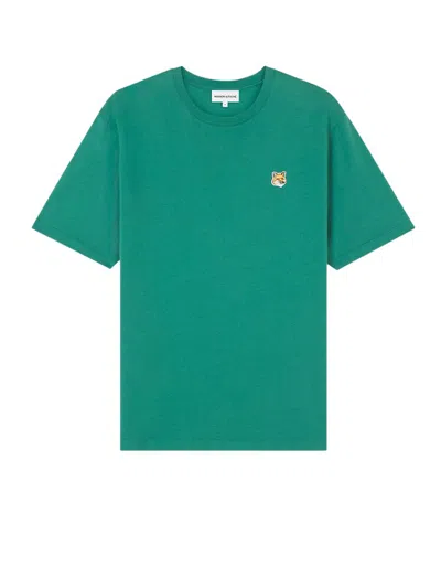 Shop Maison Kitsuné T-shirt In Green
