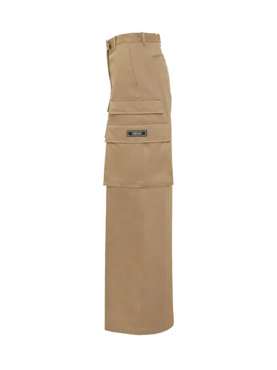 Versace Informal Trouser In Beige