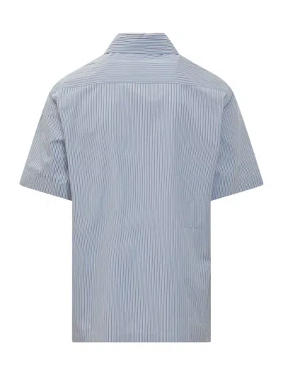 Shop Versace Nautical Shirt In Blue