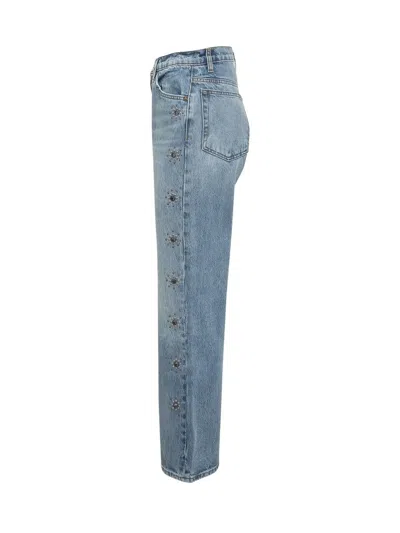 Shop Re/done Re Done Jeans With Gems In Blue