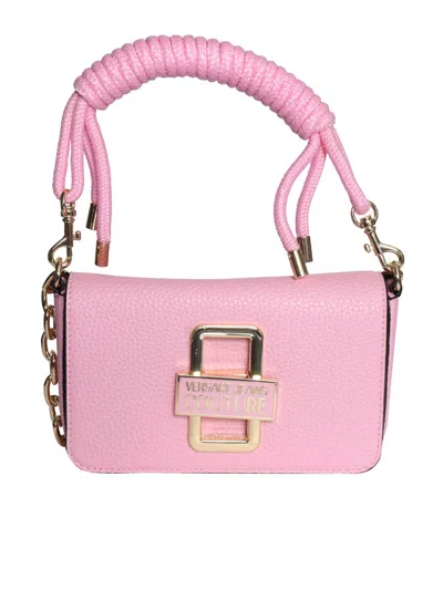 Shop Versace Jeans Couture Shoulder Bag In Pink