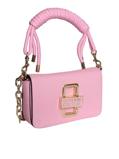 Shop Versace Jeans Couture Shoulder Bag In Pink