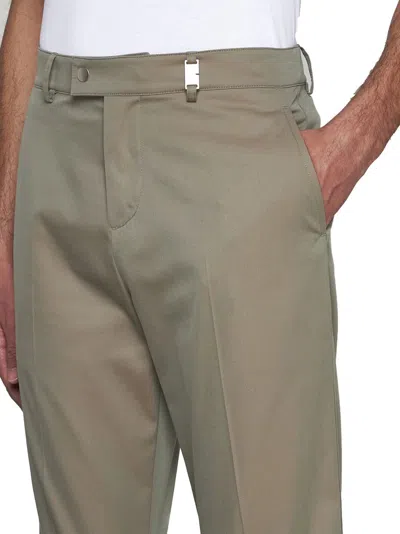 Shop Burberry Trousers In Tent